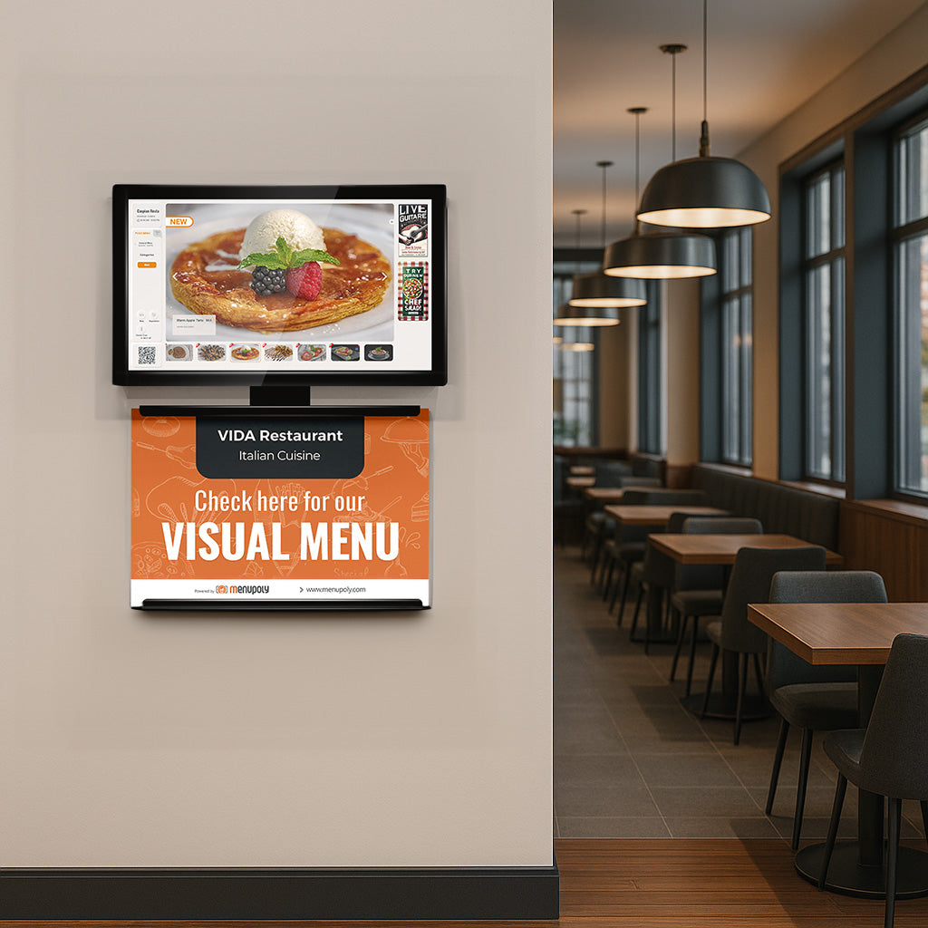 Wall-Mount Display, Movable, 21.5"