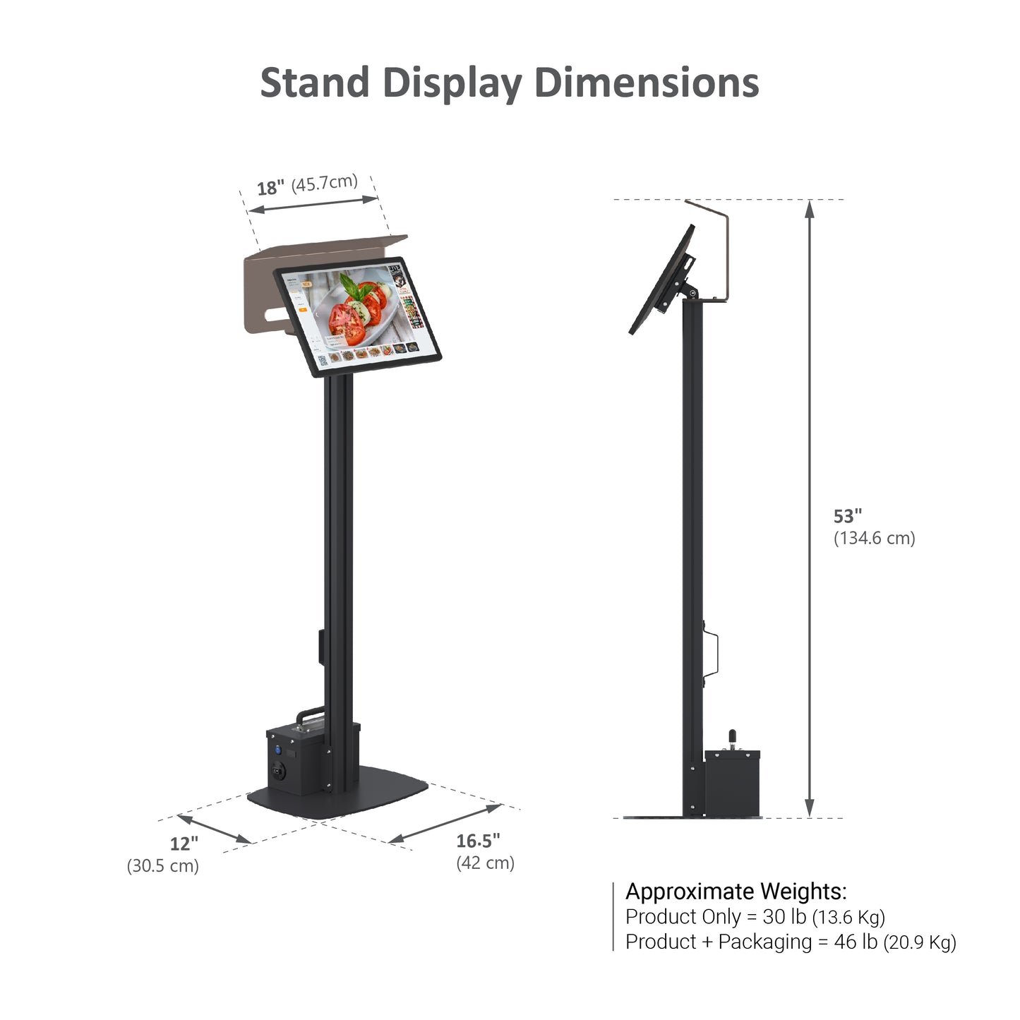 Portable Stand Display, 15.6"