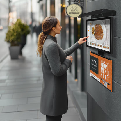 Wall-Mount Display, Movable, 21.5"